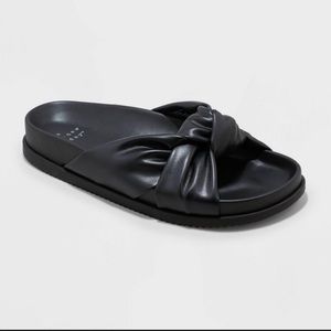 Knotted Slide Sandals